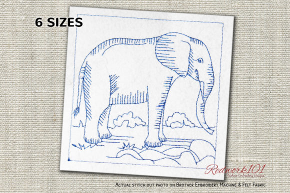 African Forest Elephant Embroidery Review