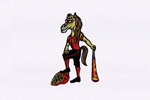 Baseball Playing Horse