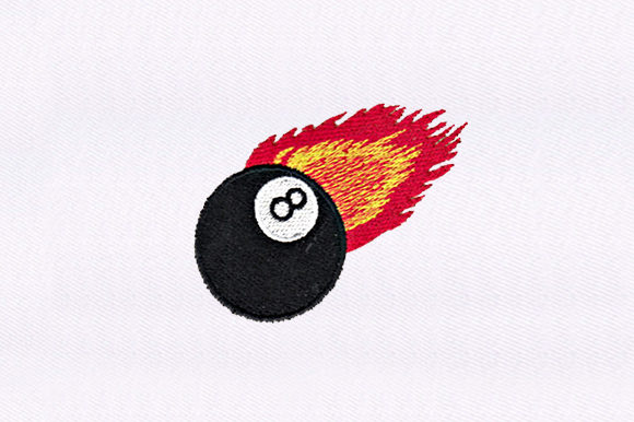 Billiard 8 Ball Embroidery Design Review
