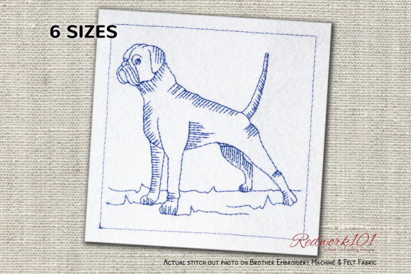 Boxer Dog Bluework: A Seasonal Embroidery Review