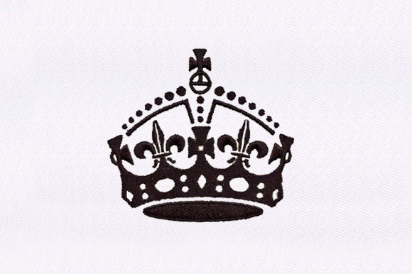 Crown Silhouette: A Smart Embroidery Choice for Small Business Branding