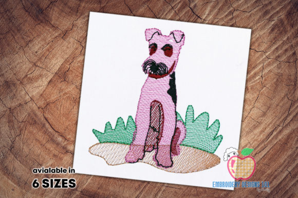 Cute Terrier Dog Sketch Review