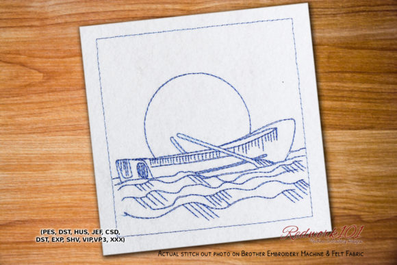 Dinghy Boat Redwork: A Boutique Sweatshirt Designer’s Review