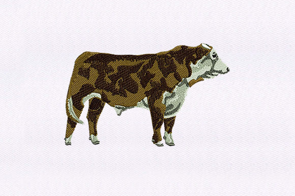 Gentle Cow: A Thoughtful Embroidery Design for Real Projects