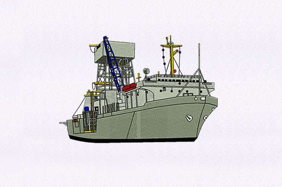 Large Industrial Ship
