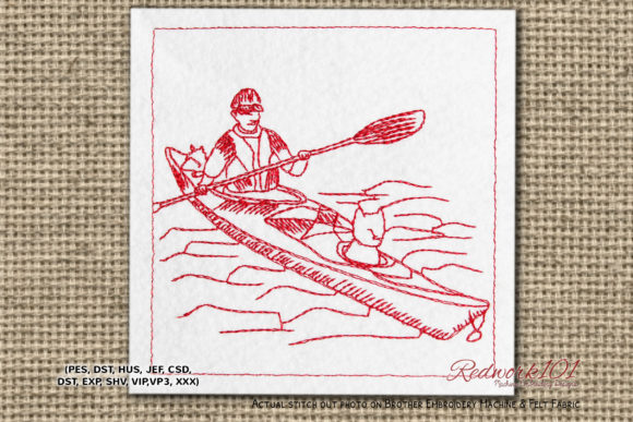 Paddle Boating Embroidery Design Review