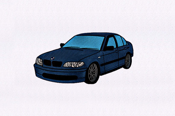 Stylish Car: A Thoughtful Embroidery Design for Meaningful Gifts