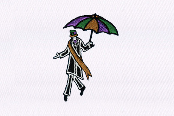 Tall Man with Umbrella